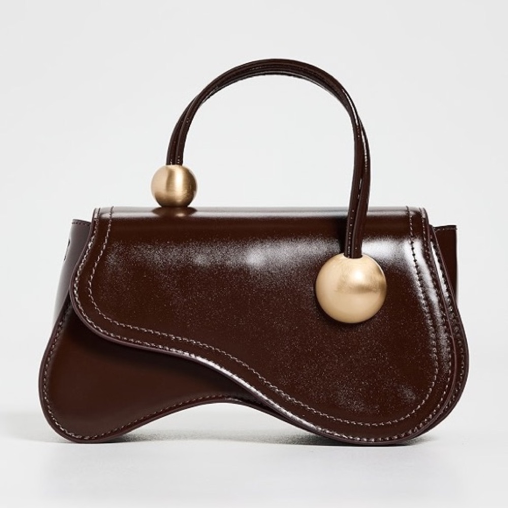 Cult Gaia “Kazia” Brown Crossbody Bag